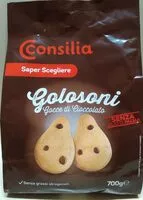 Mängden socker i Golosoni gocce di cioccolato