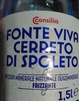 Mängden socker i Acqua frizzante "fonte viva Cerreto  di Spoleto"