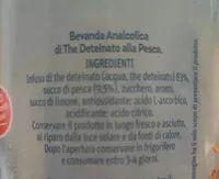Mängden socker i The alla pesca deteinato