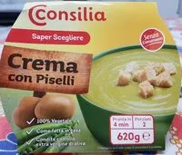 Mängden socker i Crema con piselli