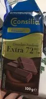 Mängden socker i Cioccolato fondente extra 72%