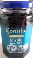 Mängden socker i Confettura Extra di Mirtilli