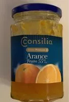 Mängden socker i Arancia frutta 55%