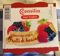 Mängden socker i confettura extra di frutti di bosco