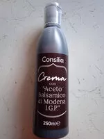 Mängden socker i Crema con aceto balsamico di Modena igp