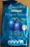 Mängden socker i Prugne secche