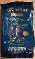 Mängden socker i Prugne secche