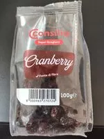 Mängden socker i Cranberryy