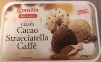 Mängden socker i Gelato cacao stracciatella caffe