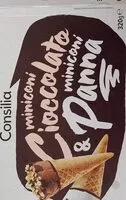 Mängden socker i Miniconi cioccolato e miniconi panna