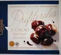 Mängden socker i Profiteroles congelato