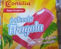 Mängden socker i 6 stecchi Fragola