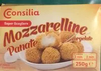 Mängden socker i Mozzarelline panate