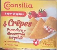 Mängden socker i 4 crêpes pomodoro e mozzarella