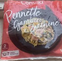 Mängden socker i pennette gamberi e zucchine