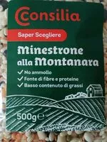 Mängden socker i Minestrone alla montagna