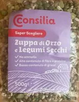 Mängden socker i Zuppa di orzo e legumi secchi
