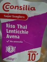 Mängden socker i Riso Thai, Lenticchie, Avena