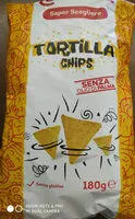 Mängden socker i tortillas chips
