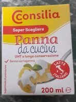 Mängden socker i Panna da cucina UHT