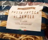 Mängden socker i Pasca fresca di semola