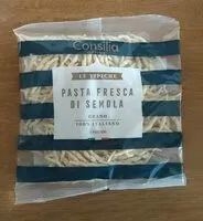 Mängden socker i Pasta fresca di semola