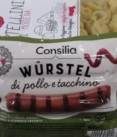 Mängden socker i Wurstel di pollo e tacchino