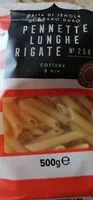 Mängden socker i Pennette lunghe rigate