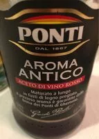 Mängden socker i Ponti Aceto Di Vino Rosso X500ML