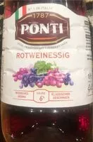 Mängden socker i Rotweinessig