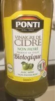 Mängden socker i Aceto di mele bio non fitrato