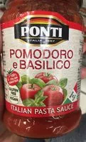 Mängden socker i Pomodoro e basilico