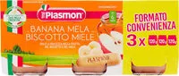 Mängden socker i Banana mela biscotto miele omogeneizzato