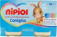 Mängden socker i Coniglio omogeneizzato