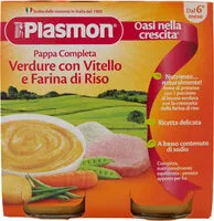 Mängden socker i Pappa completa verdure con vitello e farina di riso