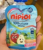 Mängden socker i 100% frutta mista