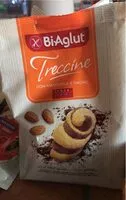 Mängden socker i treccine con mandorle e cacao