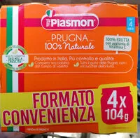 Mängden socker i Omogeneizzato alla Prugna