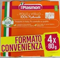 Mängden socker i Plasmon pollo e vitello 100% naturale