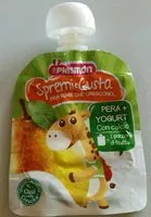 Mängden socker i Pera + yogurt (gourde dessert l'acte enfant)