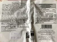 Mängden socker i Panettone