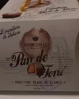 Mängden socker i Panettone Blanc de blancs
