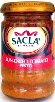 Mängden socker i Sacla pesto sundried 190g Pesto Rosso