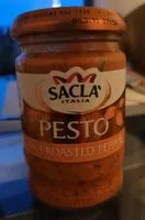 Mängden socker i Sacla Roasted Pepper Pesto 190g