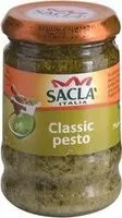 Mängden socker i Sacla Pasta Sauce Pesto Classic Green