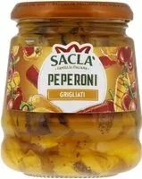 Mängden socker i Gegrillte Paprika