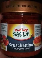 Mängden socker i Sacla Italia Bruschettina