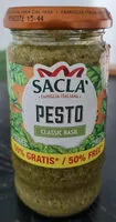 Mängden socker i Sacla Pesto classic basil