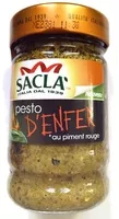 Mängden socker i Sauce pesto d'enfer