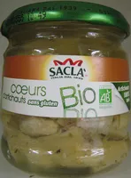 Mängden socker i Coeurs d'artichauts sans gluten Bio